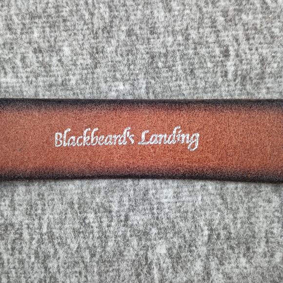 Handmade Latigo Leather Belt Men 33 Brown Heavy Duty Artisan Heritage Utility - Picture 3 of 10